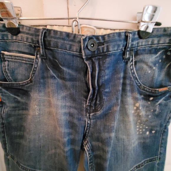 Superdry Crop Distressed Jeans - 4 - Picture 2 of 8